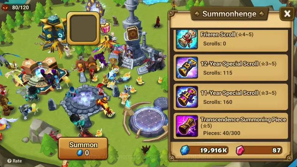Summoners War: Sky Arena Accounts Starter GLOBAL | NB 5 TESHAR,Starter Gacha 115 12Y+160 11Y Scrool, 3 Legendary All 3