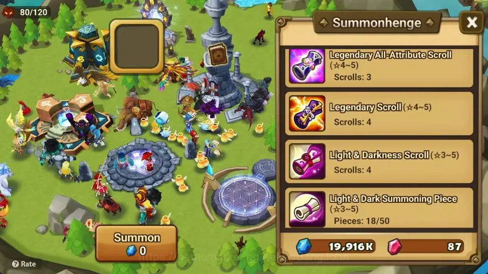 Summoners War: Sky Arena Accounts Starter GLOBAL | NB 5 TESHAR,Starter Gacha 115 12Y+160 11Y Scrool, 3 Legendary All 4