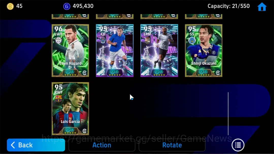 eFootball Accounts Android|BigTime Zlatan Ibrahimovic,Epic Luis Garci image 9