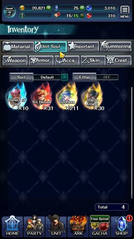 Last Cloudia Accounts Endgame GLOBAL|Rank 7|Collab Brave Frontier (Goddess Tilith,Fire God Vargas) Top Tier Unit (Goddess 8