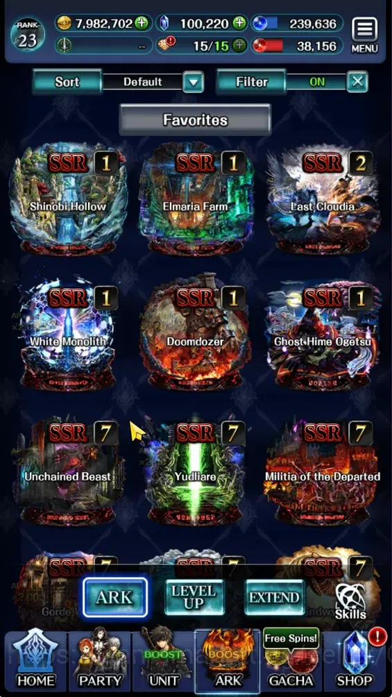 Last Cloudia Accounts Endgame GLOBAL|Rank 23|100K Cryst|Top Tier Unit (OK Ark,FG Vargas,Lonardo,G Lilaha,NYM Kynei,KoG 12