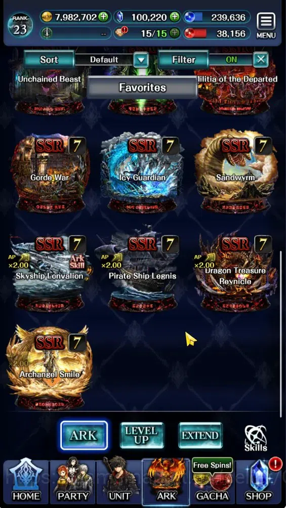 Last Cloudia Accounts Endgame GLOBAL|Rank 23|100K Cryst|Top Tier Unit (OK Ark,FG Vargas,Lonardo,G Lilaha,NYM Kynei,KoG 13