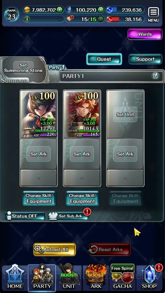 Last Cloudia Accounts Endgame GLOBAL|Rank 23|100K Cryst|Top Tier Unit (OK Ark,FG Vargas,Lonardo,G Lilaha,NYM Kynei,KoG 14