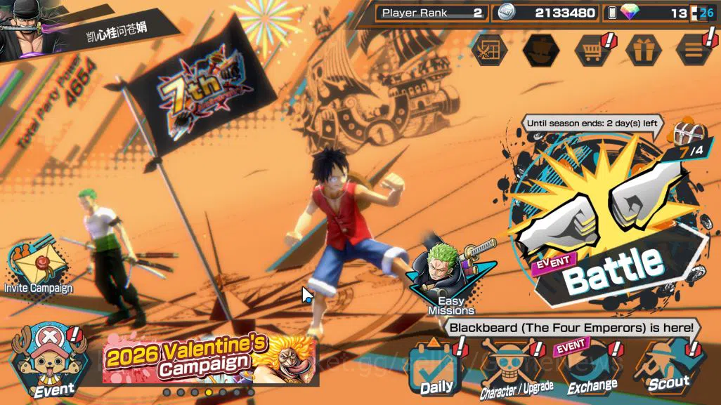 Global|5 EX|Five Elders ST.Saturn,Blackbeard Kuzan,KOP Gol D Roger,Gear 5 Luffy,Etc|Rank 2|LogBandai|CheckSS(OPBR1829) One Piece Bounty Rush Accounts Starter Global|5 EX|Five Elders ST.Saturn,Blackbeard Kuzan,KOP Gol D Roger,Gear 5