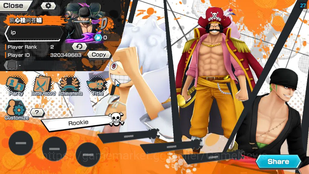 One Piece Bounty Rush Accounts Starter Global|5 EX|Five Elders ST.Saturn,Blackbeard Kuzan,KOP Gol D Roger,Gear 5 2