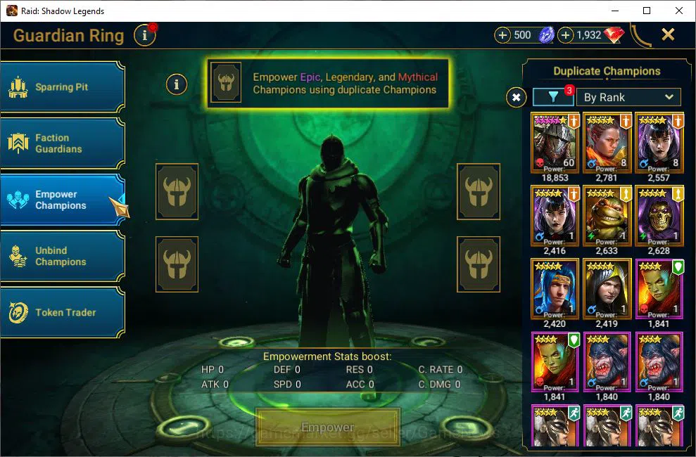 Raid: Shadow Legends Accounts Lv22 362K Power|1 Mythical (Gizmak)|18 Legendary(N image 10