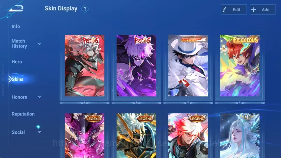 Honor of Kings Accounts Rare Skin Global|115H 236S|3 Precious Collab|Precious Sun Ce|6 Legend|KIC Luna|1 SXD|1 Saint 1