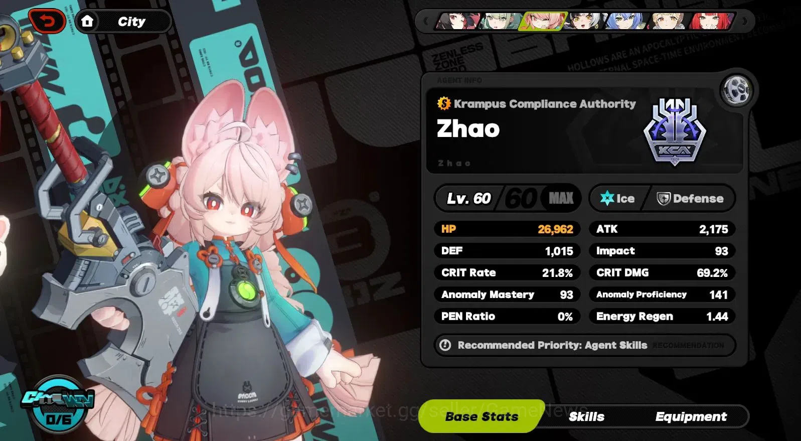 Zenless Zone Zero Accounts [Free GI] Asia ENDGAME 21 Limit 3 VoidHunter (Miya image 16
