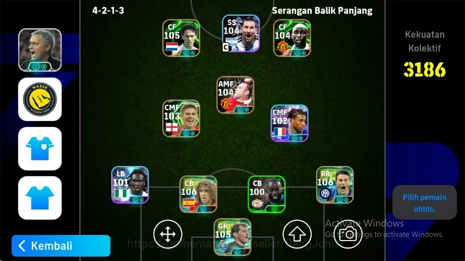 eFootball Accounts Legends & Iconic Players Android|PW 3186|EPIC Puyol Zanetti VanBasten Casillas Suarez WayneRooney Gerrard 1