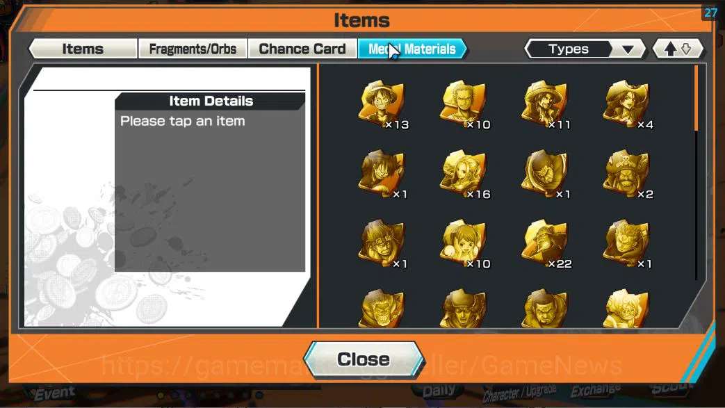 One Piece Bounty Rush Accounts Starter Global|5 EX 1MAX|T5E ST.Jaygarcia,RO Roronoa Zoro,TFE Marsahall D.Teach,Blackbeard 11