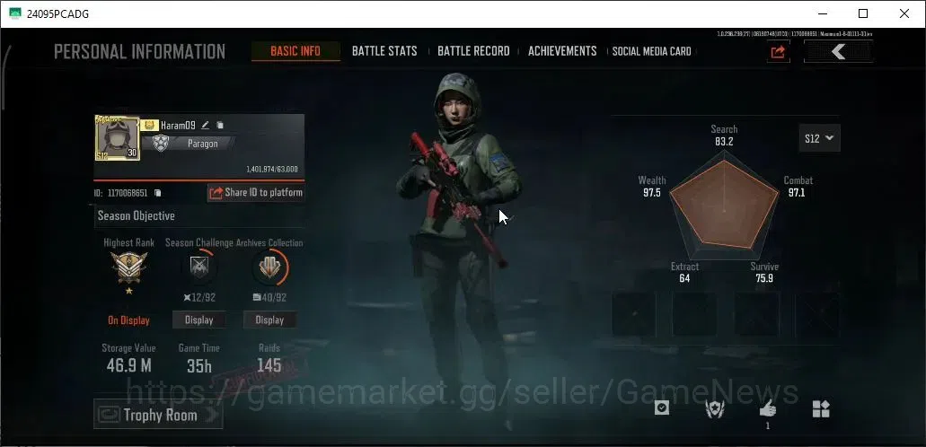 Arena Breakout Accounts MOBILE|Lv 30|SV 46.9M|CV 33M|Maelstrom AKM,QS AKS  image 2