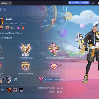 Mobile Legends: Bang Bang Accounts Collector Global|Skin 326|Exalted|Legend Franco|Collector Natalia,YSS,Ling|KOF