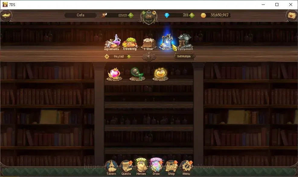 The Seven Deadly Sins: Grand Cross Accounts Global|1,1M CC|211 DM|22 LS|3 LR+6 UR|Nemesis Meli image 16