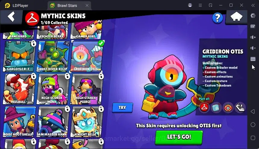 Brawl Stars Accounts Trophy 608 |12 Brawler|3 Power 11