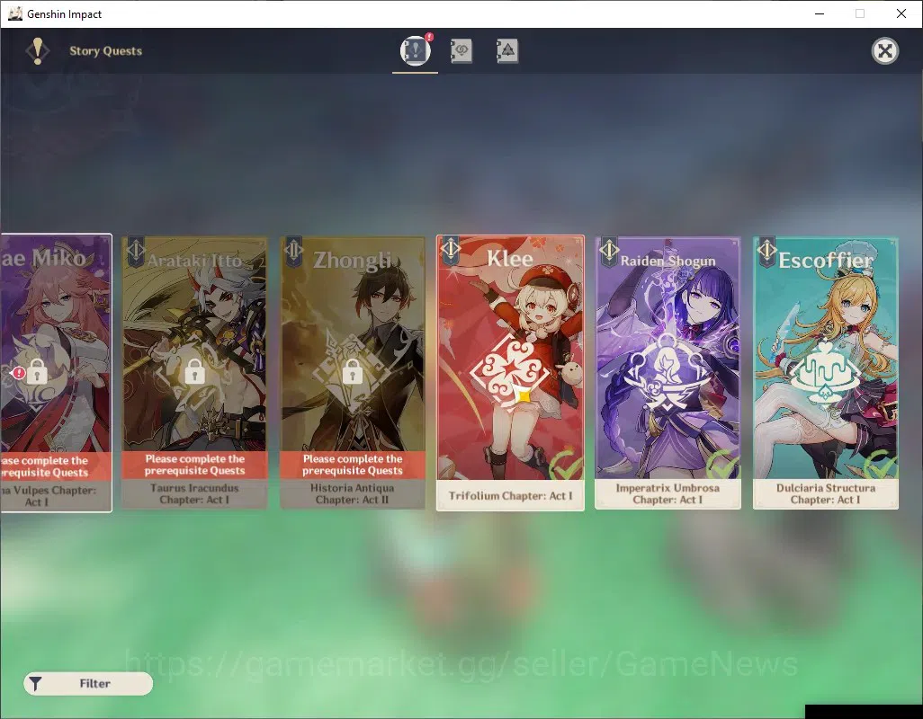 Genshin Impact Accounts Asia|AR 57|8 Limited + 4 (*5 Weapon)|PremTeam Arle image 19
