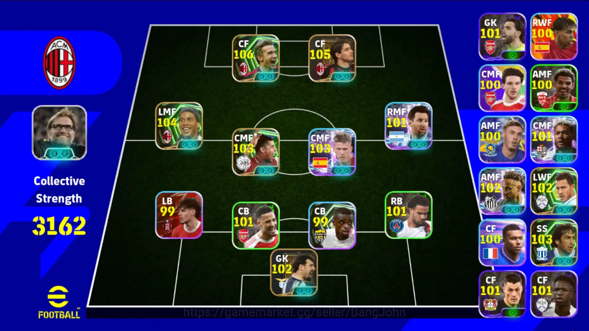 eFootball Accounts ANDROID|PW 3162|Shevchenko Epic new,Ronaldinho Epi image 5