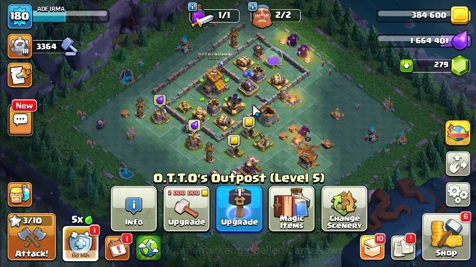 Clash of Clans Accounts LV 180|TH 14 - BH 10||Limited Skin|BK 71,AQ 68,GW  image 20