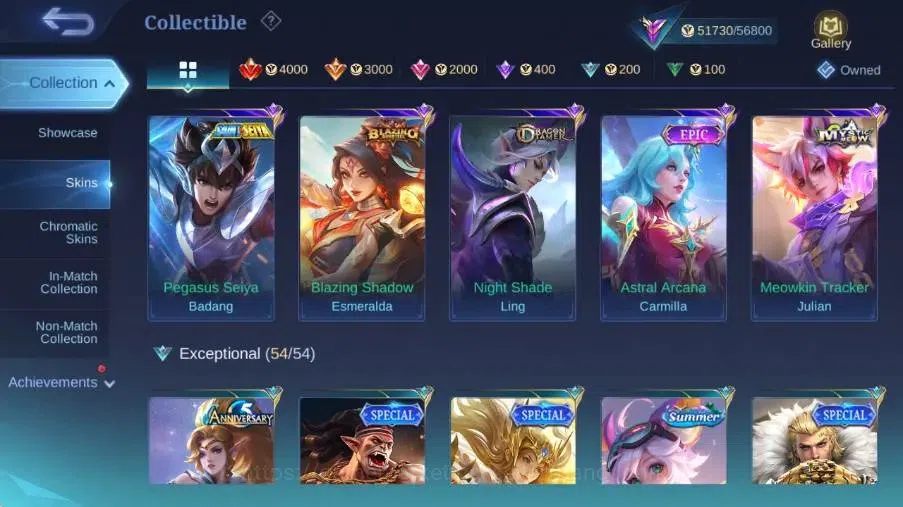 Mobile Legends: Bang Bang Accounts Global|Skin 260|Renowned|Collector Natalia,PACE Fa image 11
