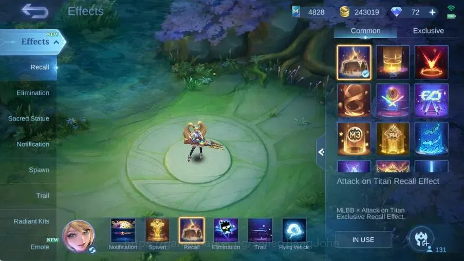 Mobile Legends: Bang Bang Accounts Global|Skin 260|Renowned|Collector Natalia,PACE Fa image 13