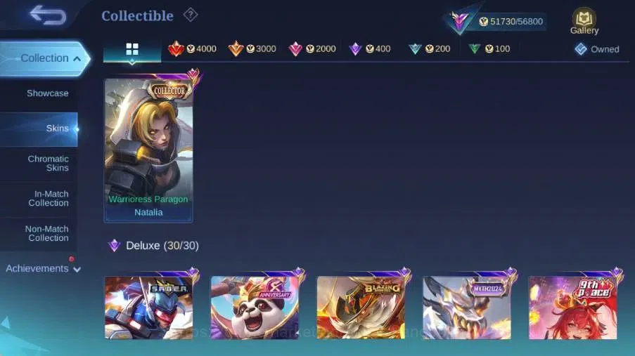 Mobile Legends: Bang Bang Accounts Global|Skin 260|Renowned|Collector Natalia,PACE Fa image 5