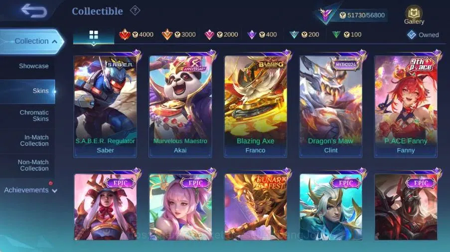 Mobile Legends: Bang Bang Accounts Global|Skin 260|Renowned|Collector Natalia,PACE Fa image 6