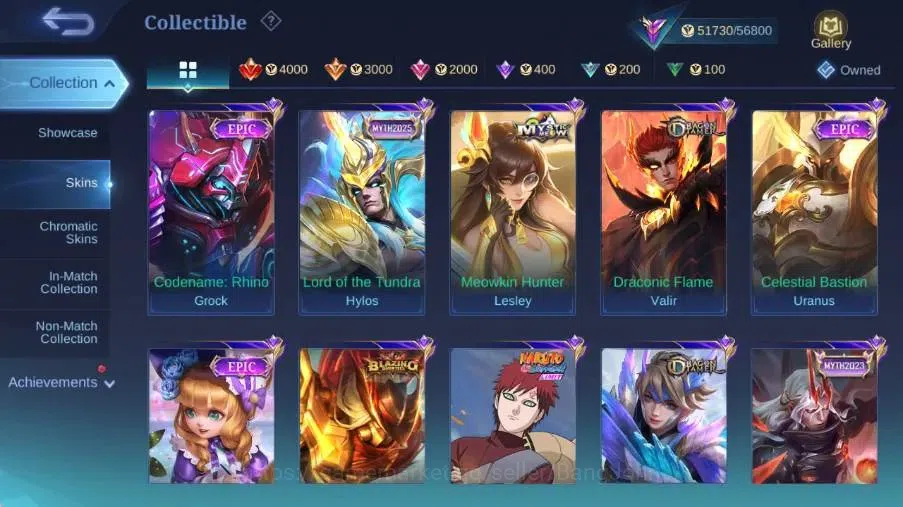 Mobile Legends: Bang Bang Accounts Global|Skin 260|Renowned|Collector Natalia,PACE Fa image 9