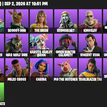 Fortnite Accounts 33 Skins | Level 760 | Scooby-Doo, Homer Simpson + Ninja Knight Batman | All Platforms