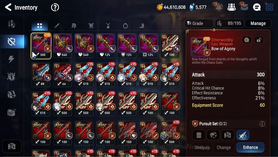 Epic Seven Accounts GLOBAL Unverif|New Era|4 ML(BM Haste,TEKayron,LCer image 9