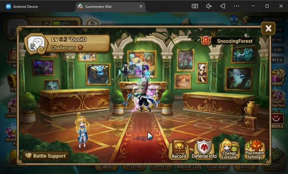 Summoners War: Sky Arena Accounts ASIA Lv82|2 LD[Grogen,Dyeus]|43 Total NB5[Angela,S image 2