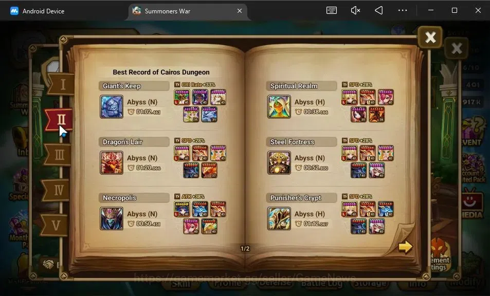 Summoners War: Sky Arena Accounts ASIA Lv82|2 LD[Grogen,Dyeus]|43 Total NB5[Angela,S image 4