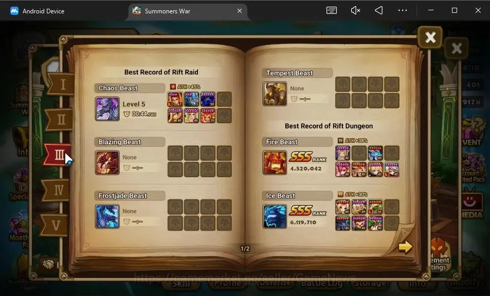 Summoners War: Sky Arena Accounts ASIA Lv82|2 LD[Grogen,Dyeus]|43 Total NB5[Angela,S image 5