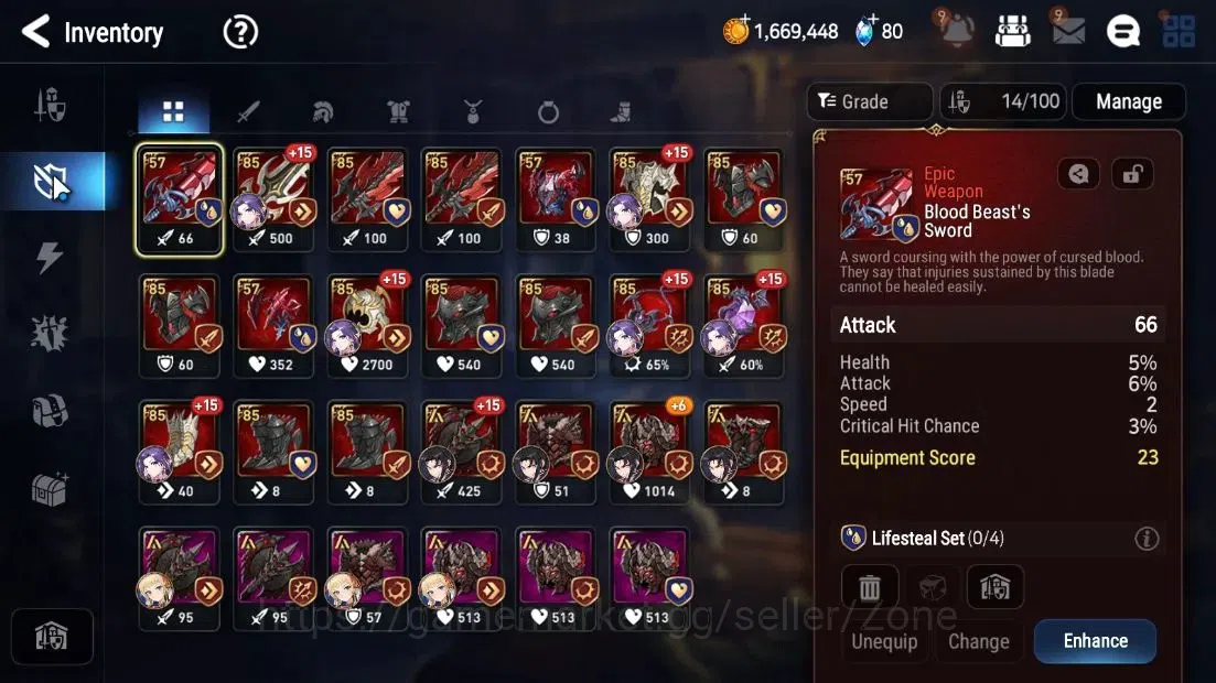 Epic Seven Accounts Limited Hero GLOBAL Unverif|New Era|4 ML(SN Yulha,Belian,MA Ken,Solitaria otS)+Setsuka|Abyss F16|PoH 10