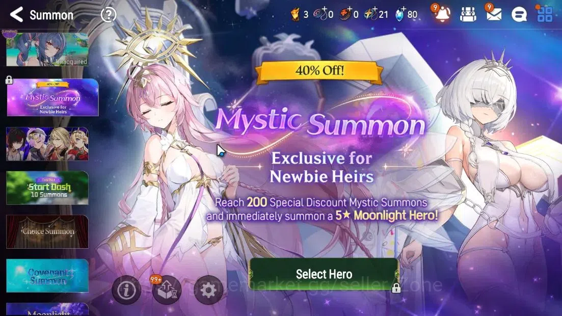 Epic Seven Accounts Limited Hero GLOBAL Unverif|New Era|4 ML(SN Yulha,Belian,MA Ken,Solitaria otS)+Setsuka|Abyss F16|PoH 16