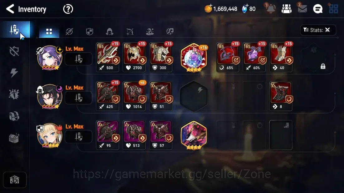 Epic Seven Accounts Limited Hero GLOBAL Unverif|New Era|4 ML(SN Yulha,Belian,MA Ken,Solitaria otS)+Setsuka|Abyss F16|PoH 9