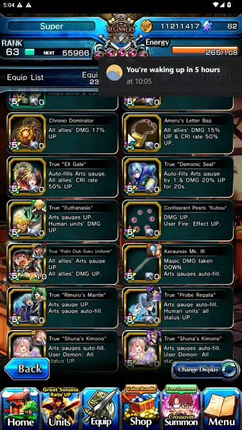 Grand Summoners Accounts Global|Rank 63|1 SpArt|28 Ascend 9 TW|(Saitama,Sai image 18