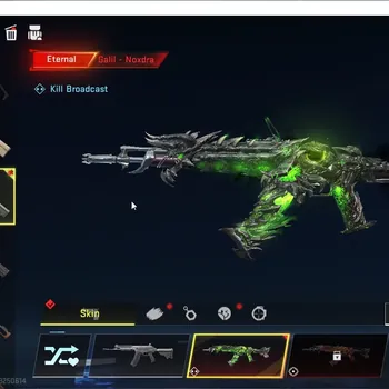 Blood Strike Accounts Rare Skin Asia|Eternal Galil-Noxdra Level 2|3 Legendary (M4A1-Venom&Violet Waith,HK416-Lava)|Log