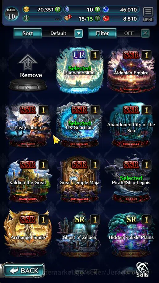 Last Cloudia Accounts Low-End Global|Starter Rank 10 |D Alice,GH Adel,IQ Meredy,Etc|1 UR Ark [Pandemonium]+ 8 SSR Ark|Code 2