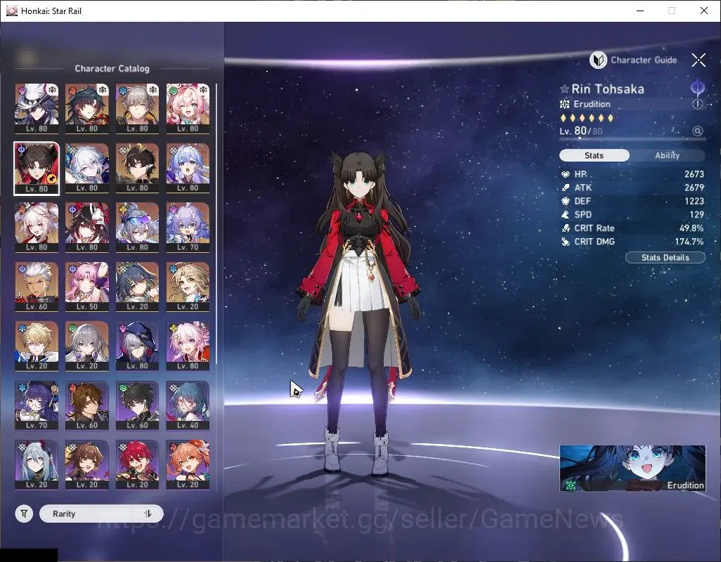 Honkai Star Rail Accounts Others ASIA|TL 69|13 Limited|3 PremTeam|(Ashveil,RinTohsaka,Yao Guang,Sparxie)+Sign,SW999,M 1