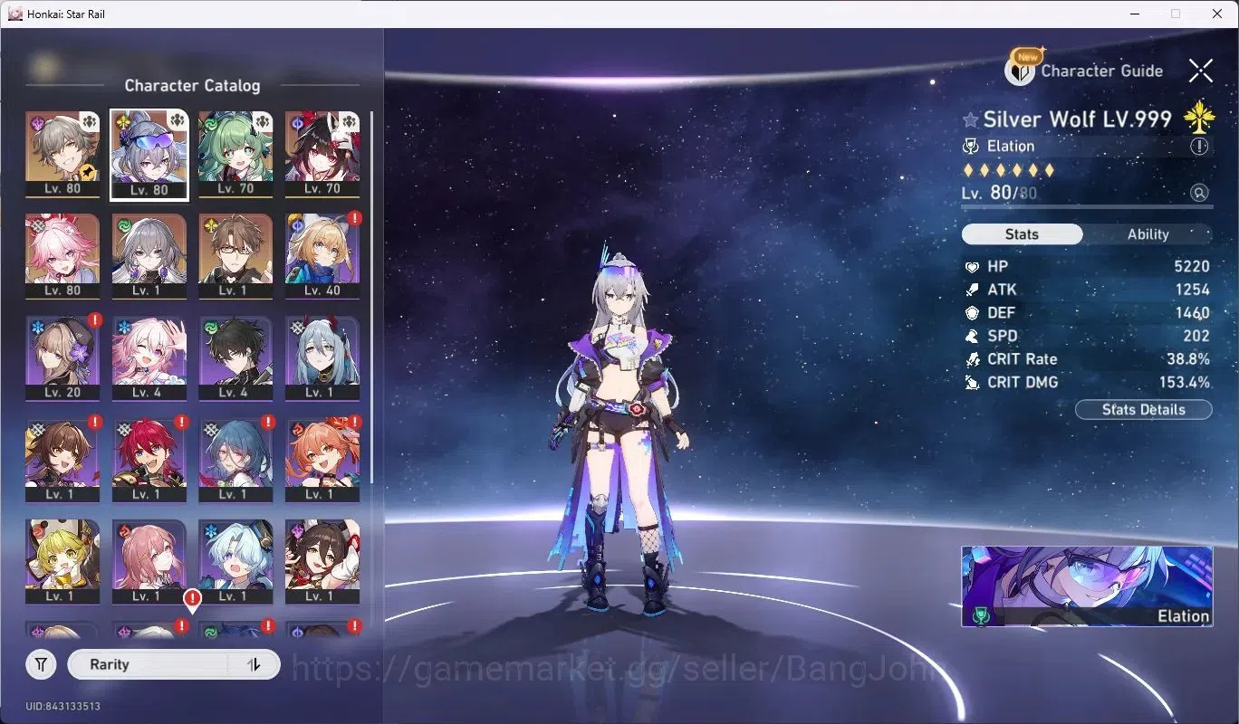Honkai Star Rail Accounts ASIA|TL 64|4 Limited [SilverWolf,Evanescia]+Sign,  image 2