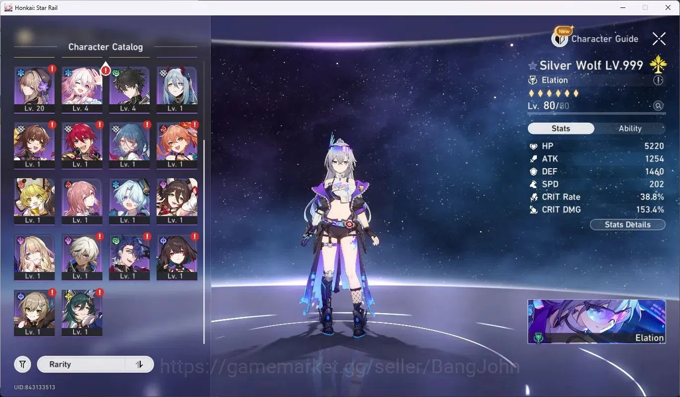 Honkai Star Rail Accounts ASIA|TL 64|4 Limited [SilverWolf,Evanescia]+Sign,  image 3