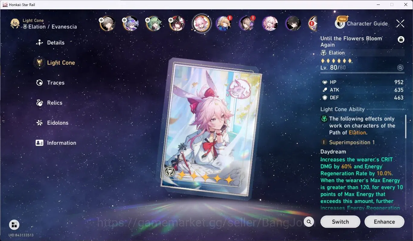 Honkai Star Rail Accounts ASIA|TL 64|4 Limited [SilverWolf,Evanescia]+Sign,  image 5