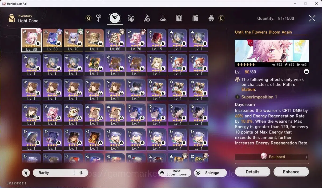 Honkai Star Rail Accounts ASIA|TL 64|4 Limited [SilverWolf,Evanescia]+Sign,  image 9