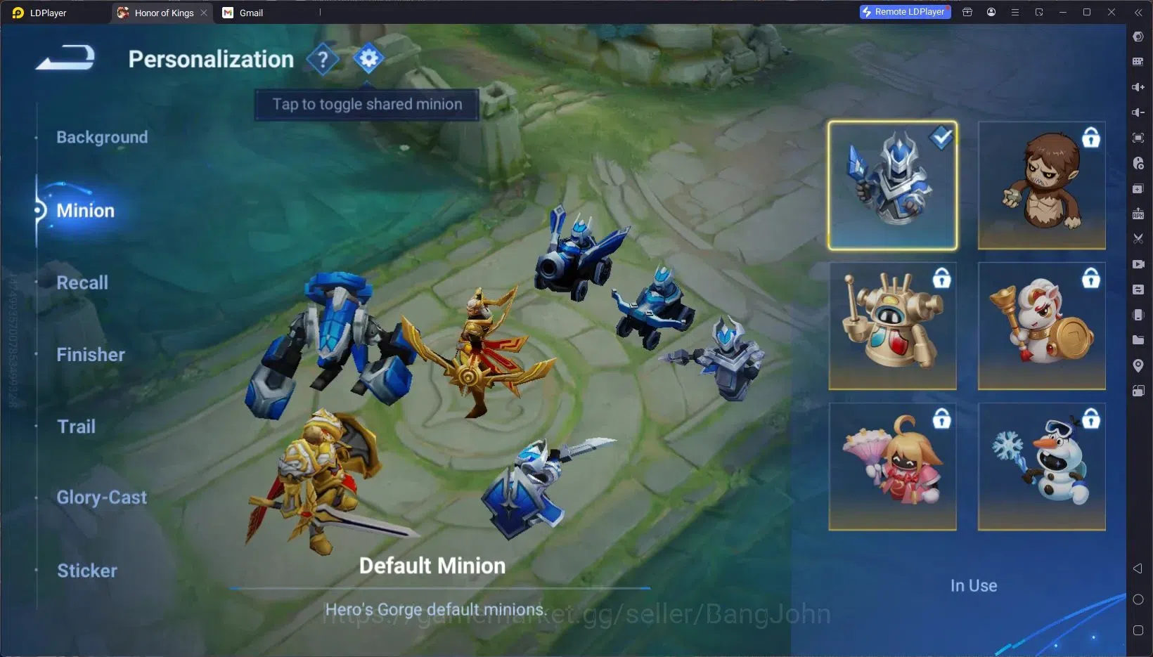 Honor of Kings Accounts Global | 87H 73S | MYTHIC Lu Bu, LNY Guan Yu, Lege image 2