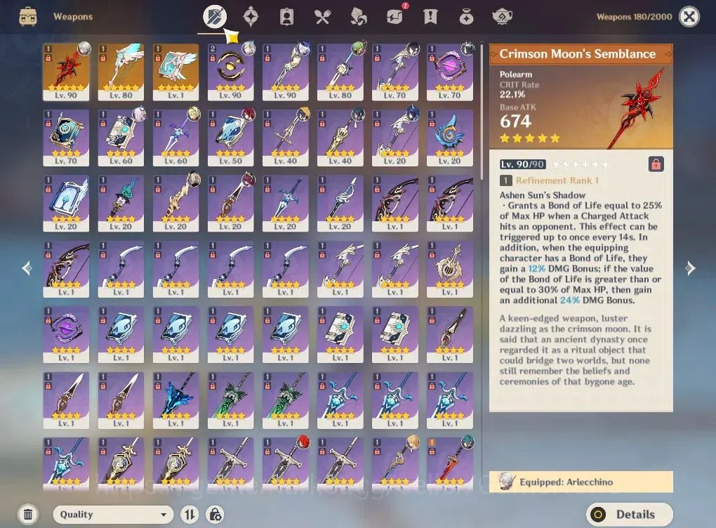 Genshin Impact Accounts ASIA|AR56|7Limited+3(*5WEP)|ArleccC1+sign,FurinaC2 image 6