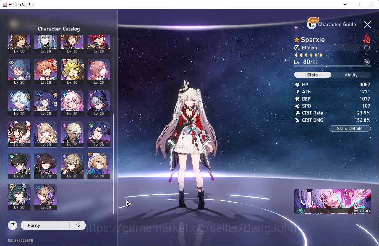 Honkai Star Rail Accounts ASIA TL 62 | 11 Limited | Firefly E1+Sig | Yao Gua image 3