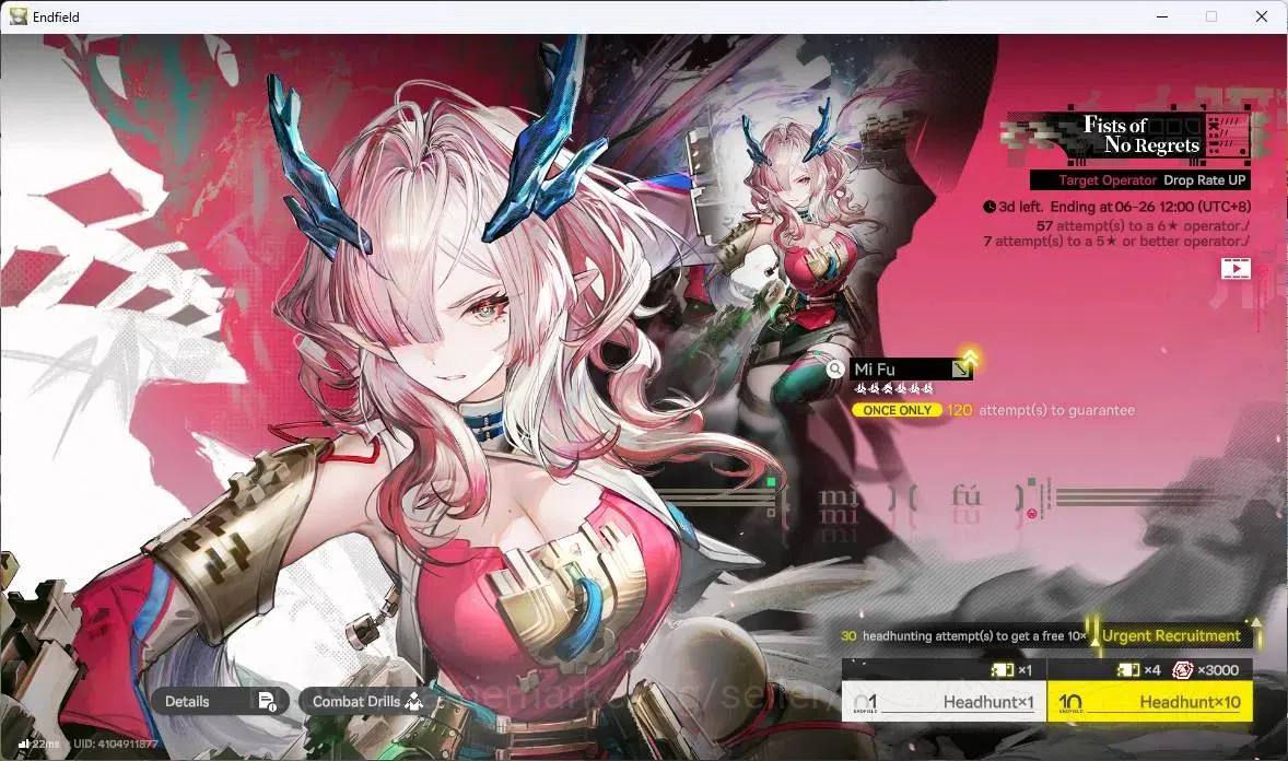 Arknights: Endfield Accounts Asia | Lv 57|Oro 29,5k+Ars780|9 SSR (3 Limit)+12 ( image 18