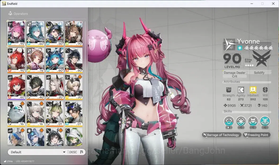 Arknights: Endfield Accounts Asia | Lv 57|Oro 29,5k+Ars780|9 SSR (3 Limit)+12 ( image 3