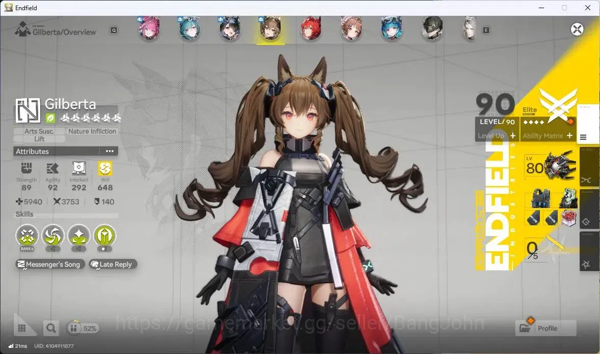 Arknights: Endfield Accounts Asia | Lv 57|Oro 29,5k+Ars780|9 SSR (3 Limit)+12 ( image 5