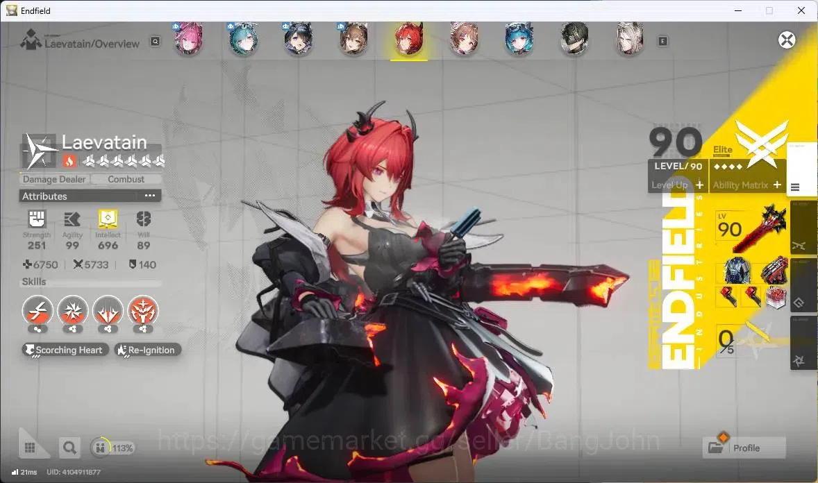 Arknights: Endfield Accounts Asia | Lv 57|Oro 29,5k+Ars780|9 SSR (3 Limit)+12 ( image 6
