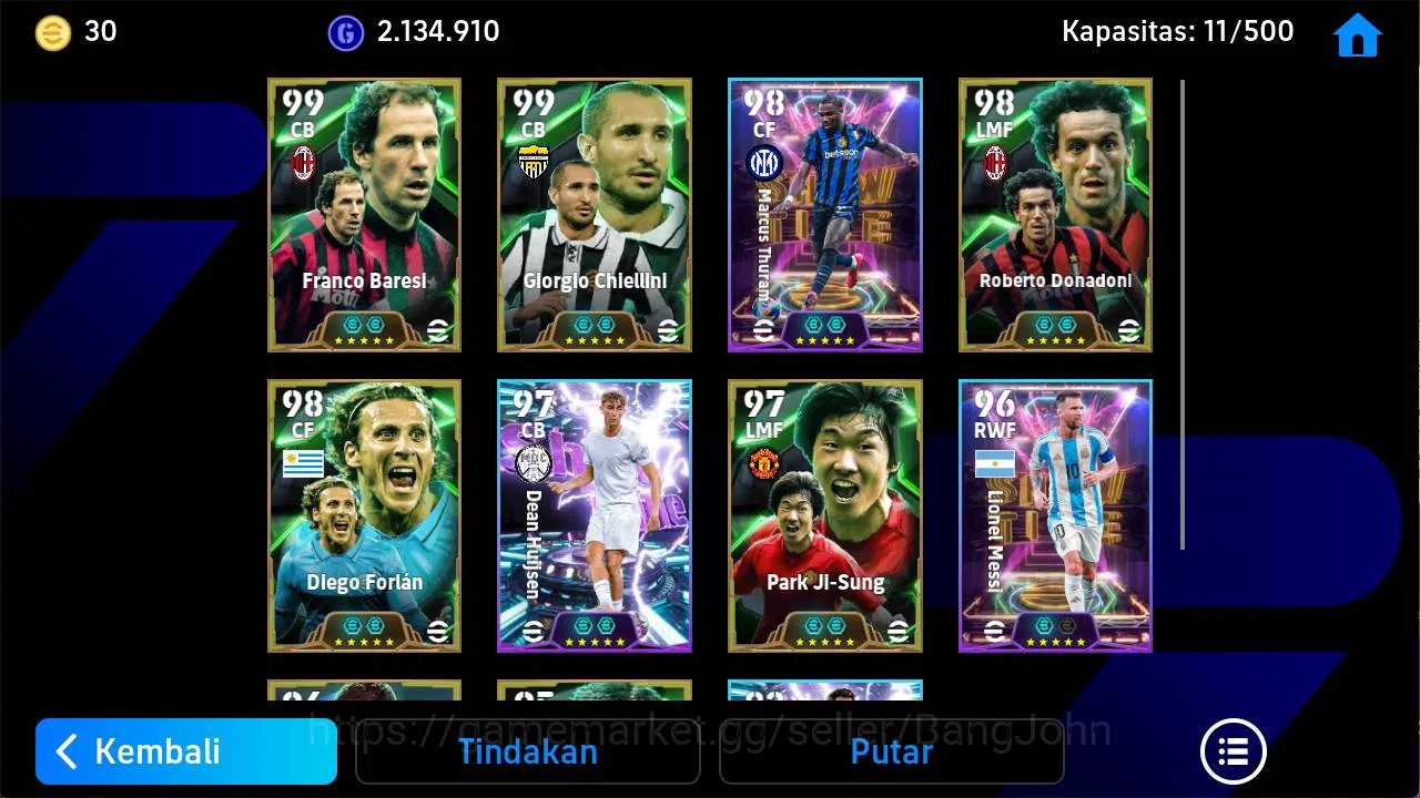 eFootball Accounts power 3092, Chiellini epic, thuram show, donadoni  image 4